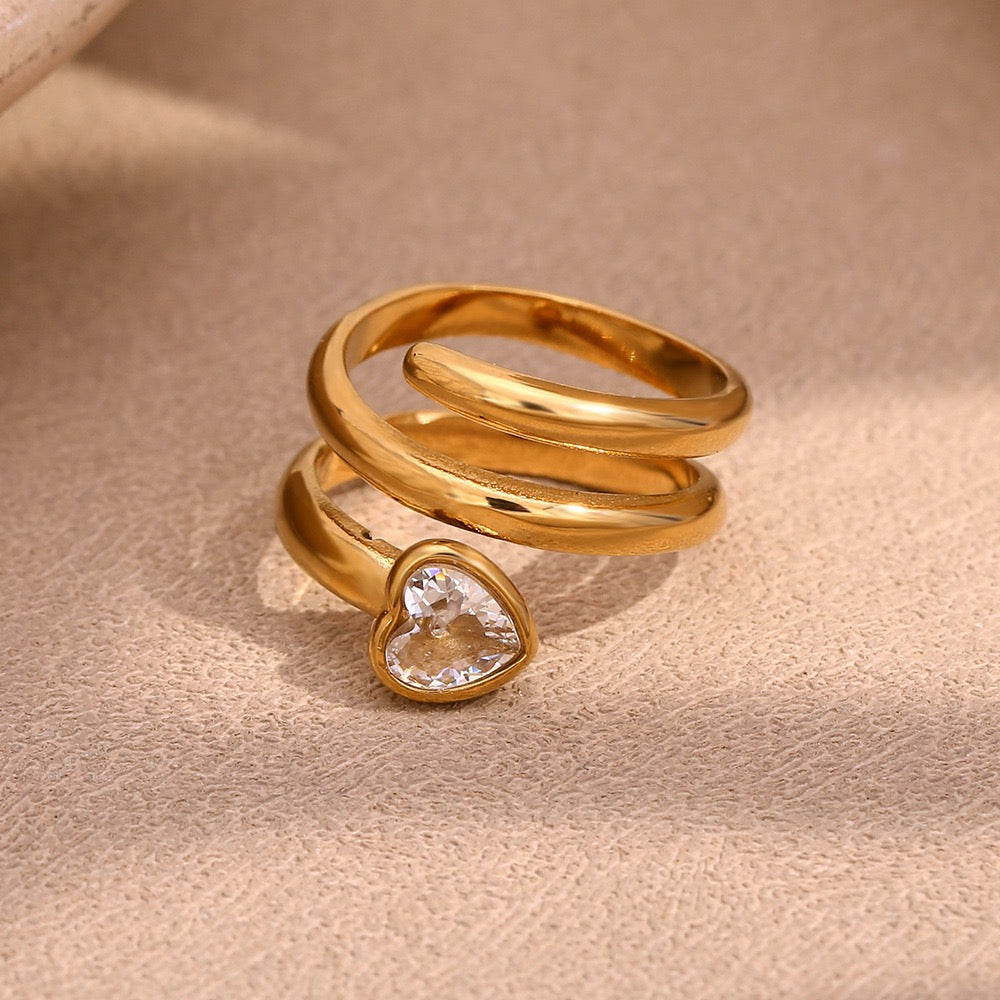 Bensville heart rings