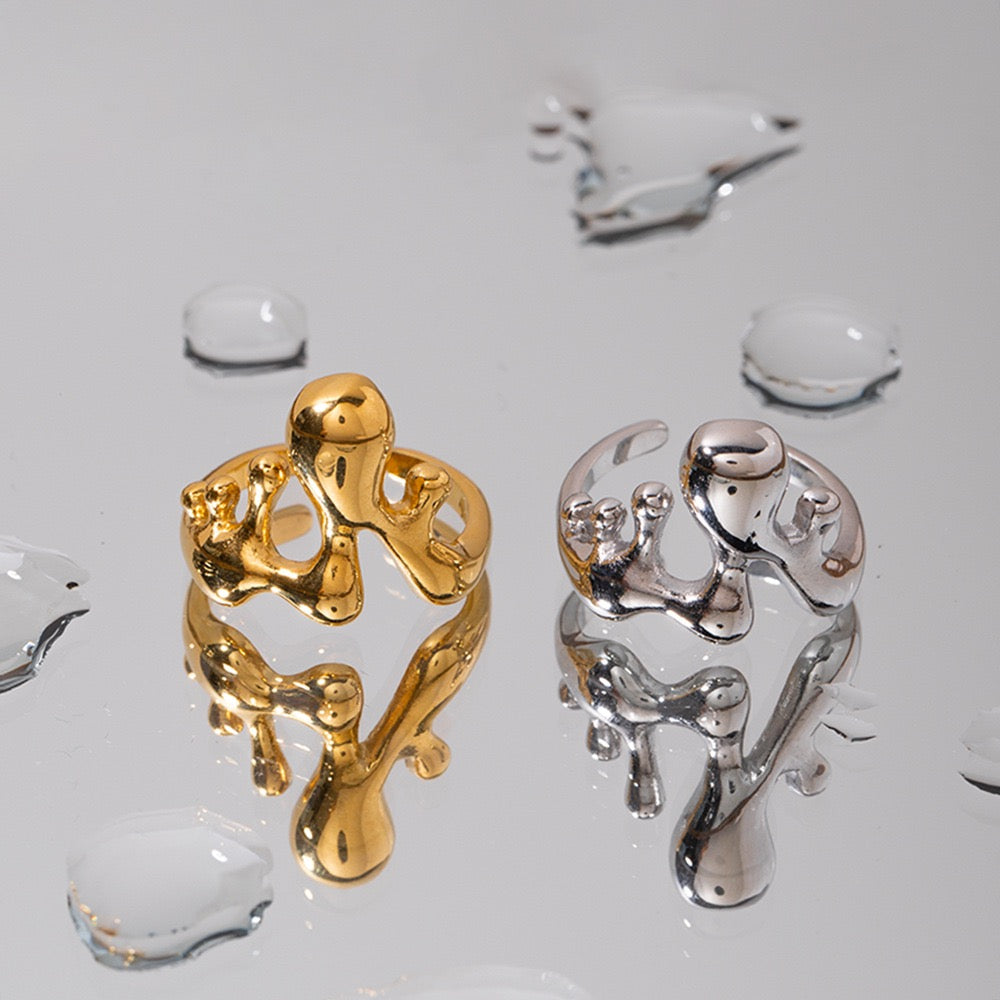 Splash of corals ring