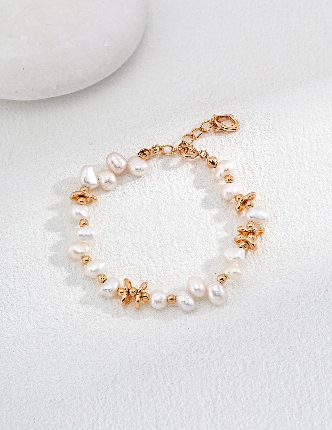 Norway Gold nuggets pearl set