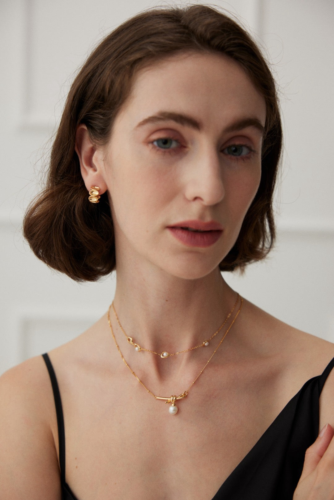 Coco Bow chain necklace