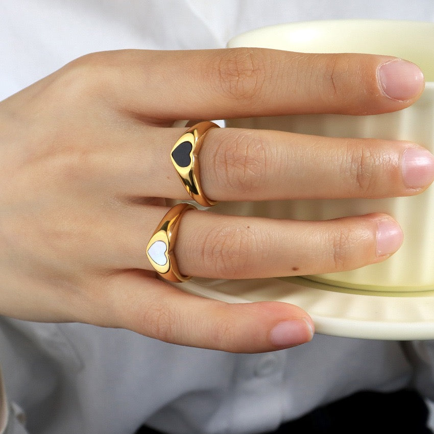 Carrington heart ring