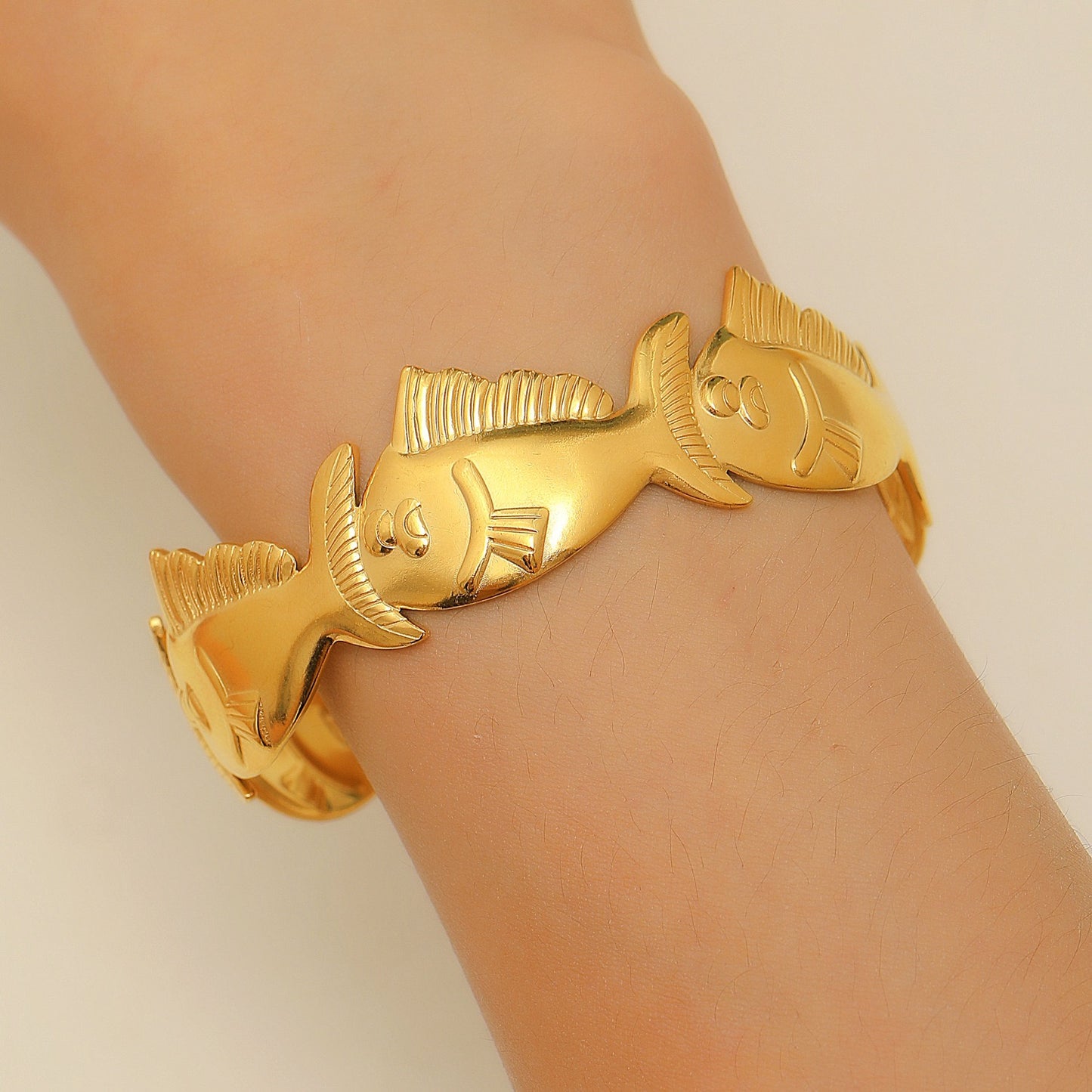 Starfish shell bangles