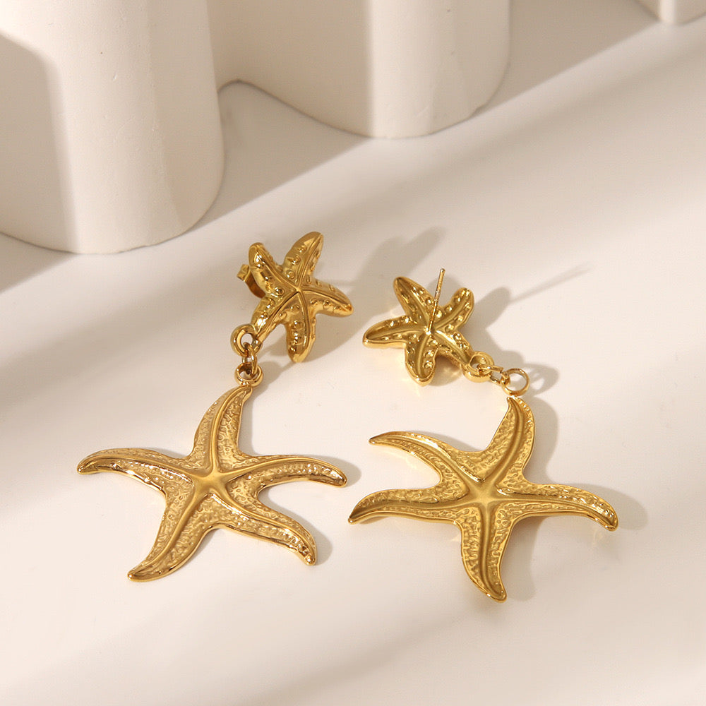 Annia Sea star earrings