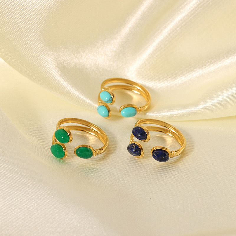 Wilmingson Natural stones rings