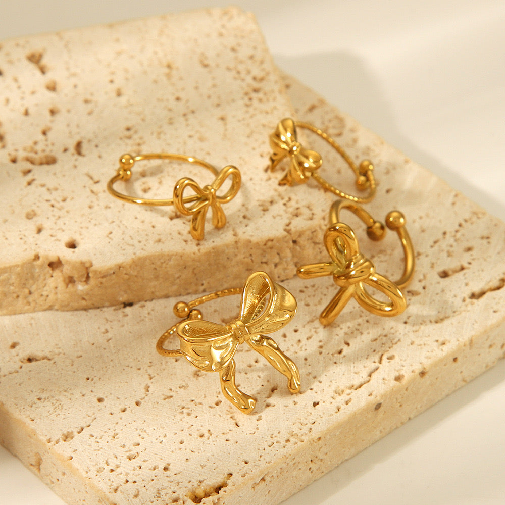 Elise Bow rings