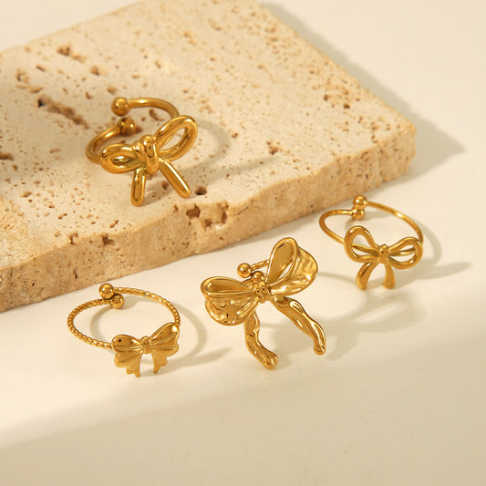 Elise Bow rings
