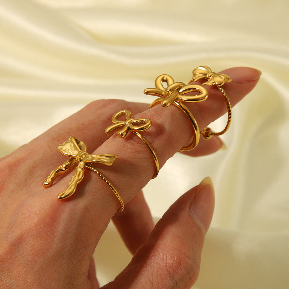 Elise Bow rings