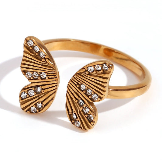Methena Butterfly rings