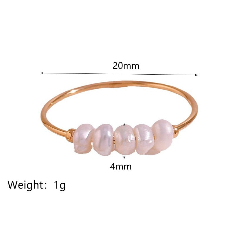 Kalani Sanity pearl handmade rings