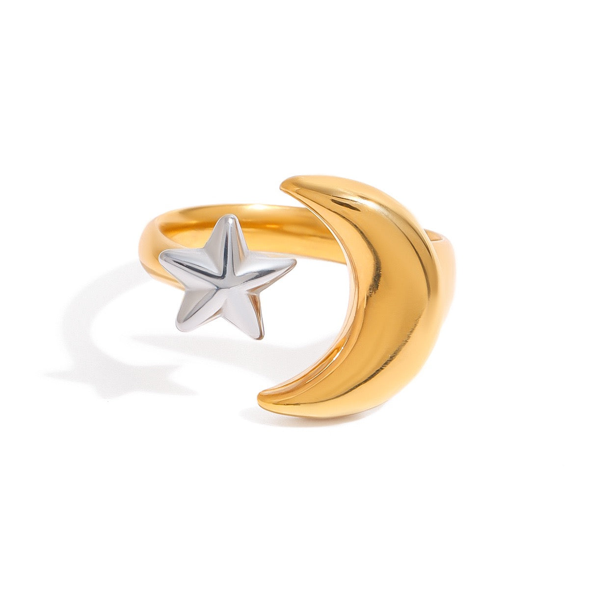 Liberty moon star ring