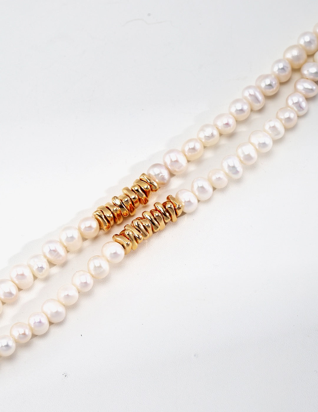 Gloria Golden nuggets Pearl set