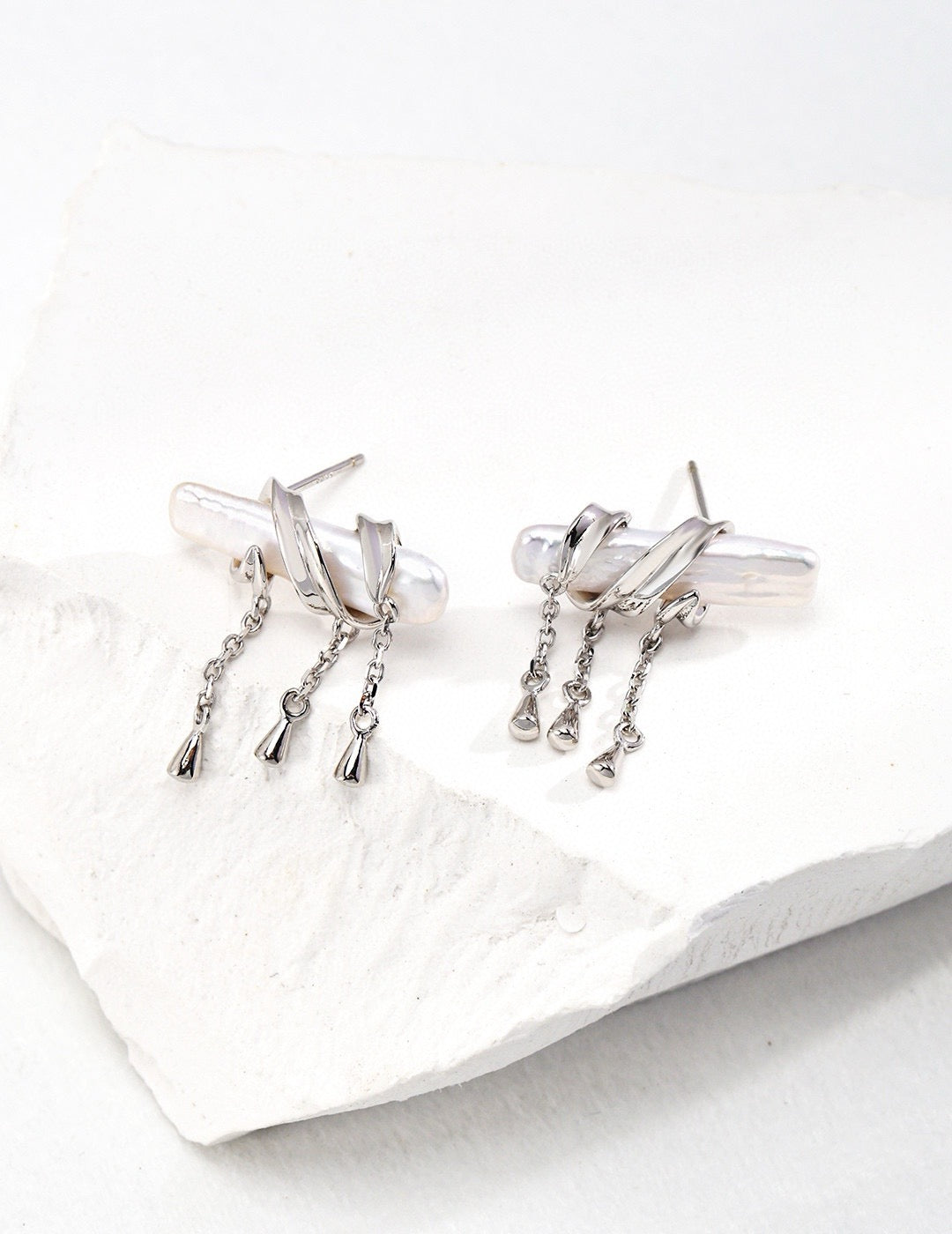 Austria Baroque pearl earrings