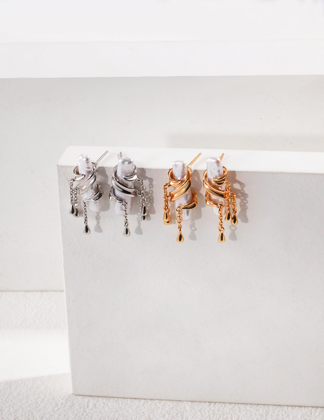 Austria Baroque pearl earrings