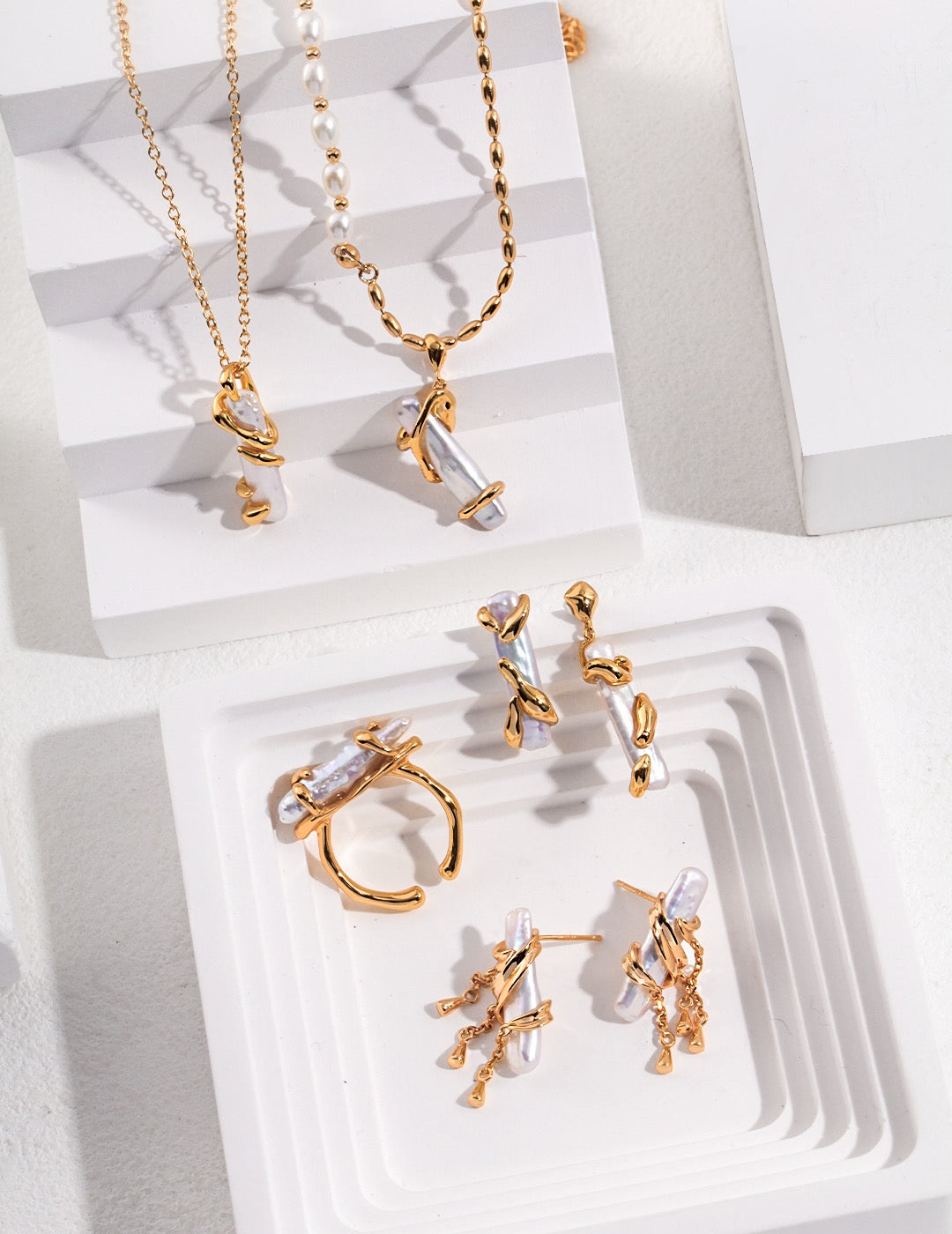 Austria Baroque pearl earrings