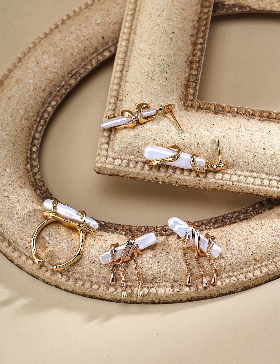 Austria Baroque pearl earrings