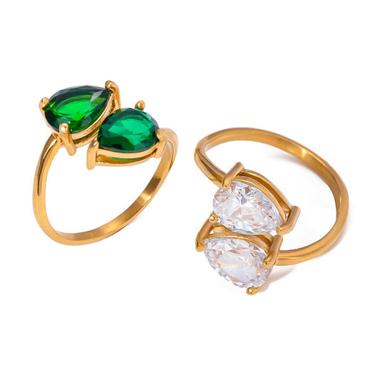 October Double star rings