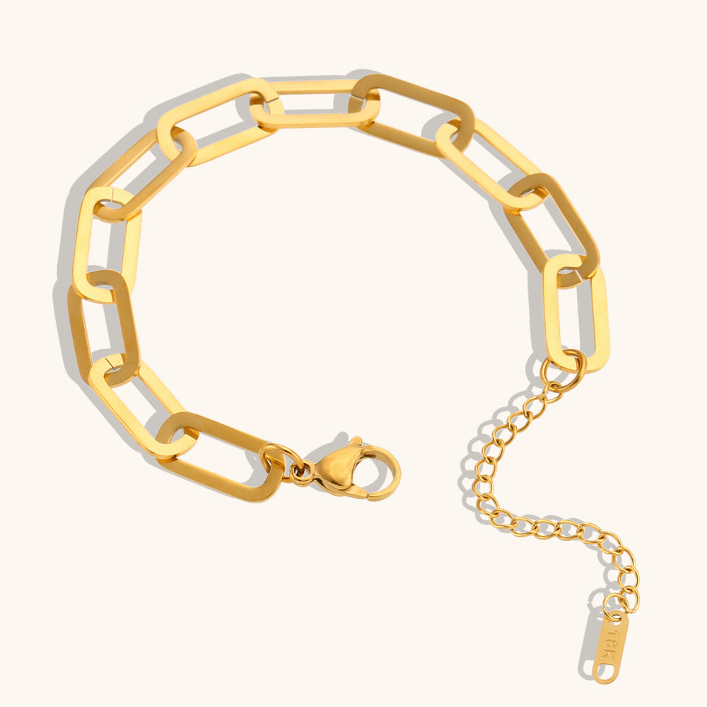 Arisa Big pin necklace bracelet set