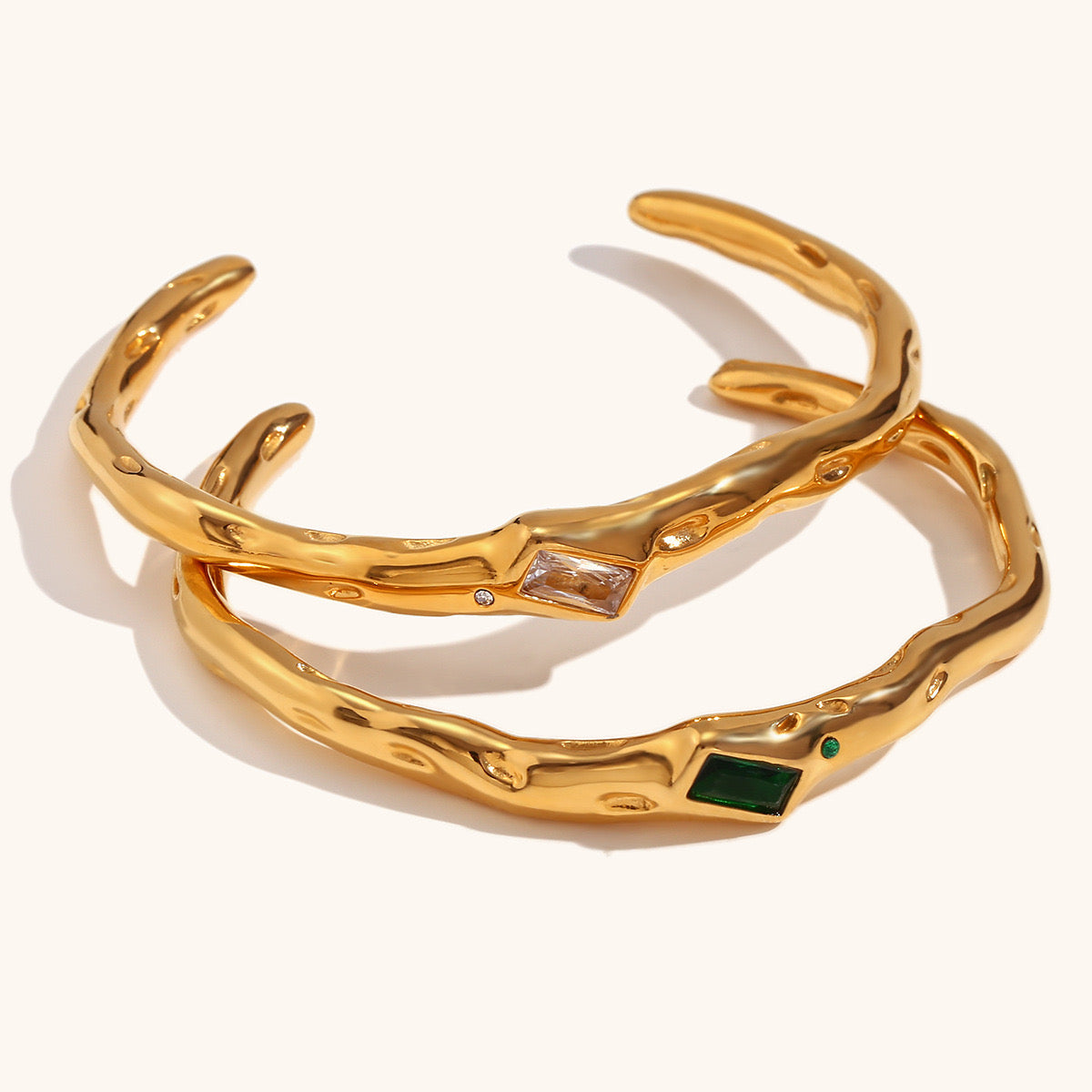 Aria Ice rock bangles