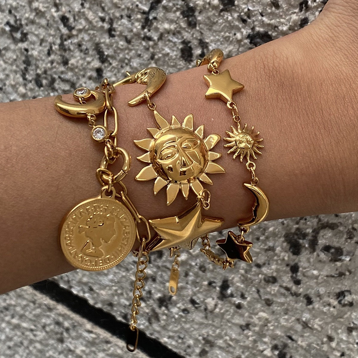 Mona Sun moon bracelet