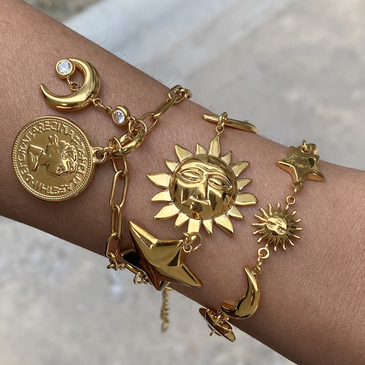 Mona Sun moon bracelet