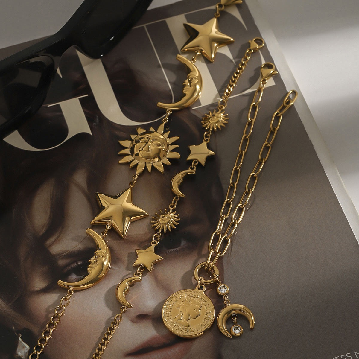 Mona Sun moon bracelet