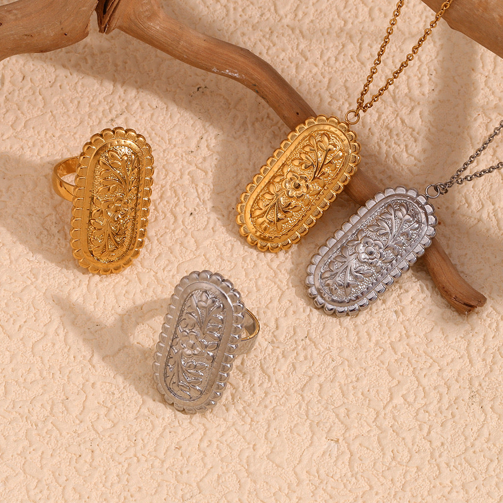 Tommy Rose metallic rings