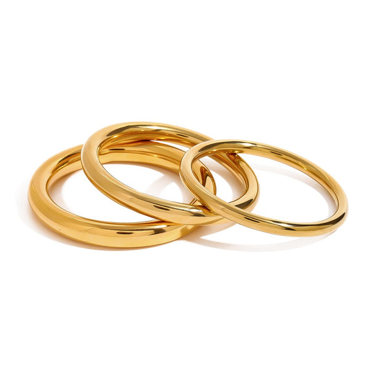 Round classic bangles