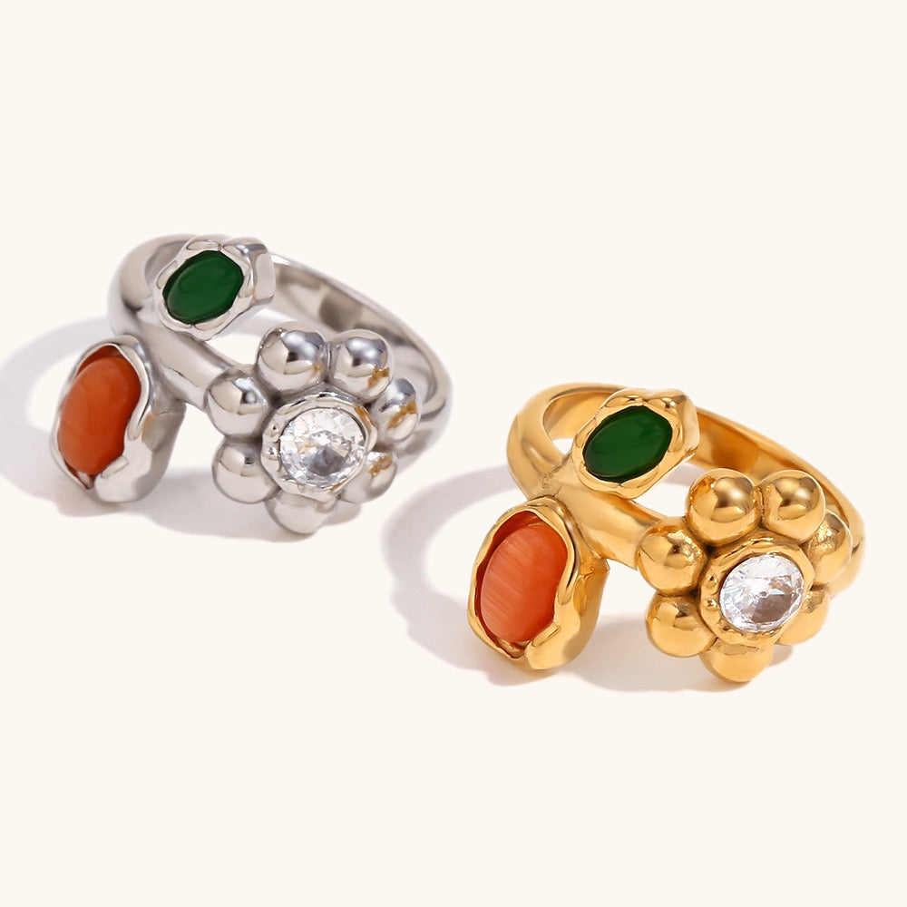 Rose collection rings