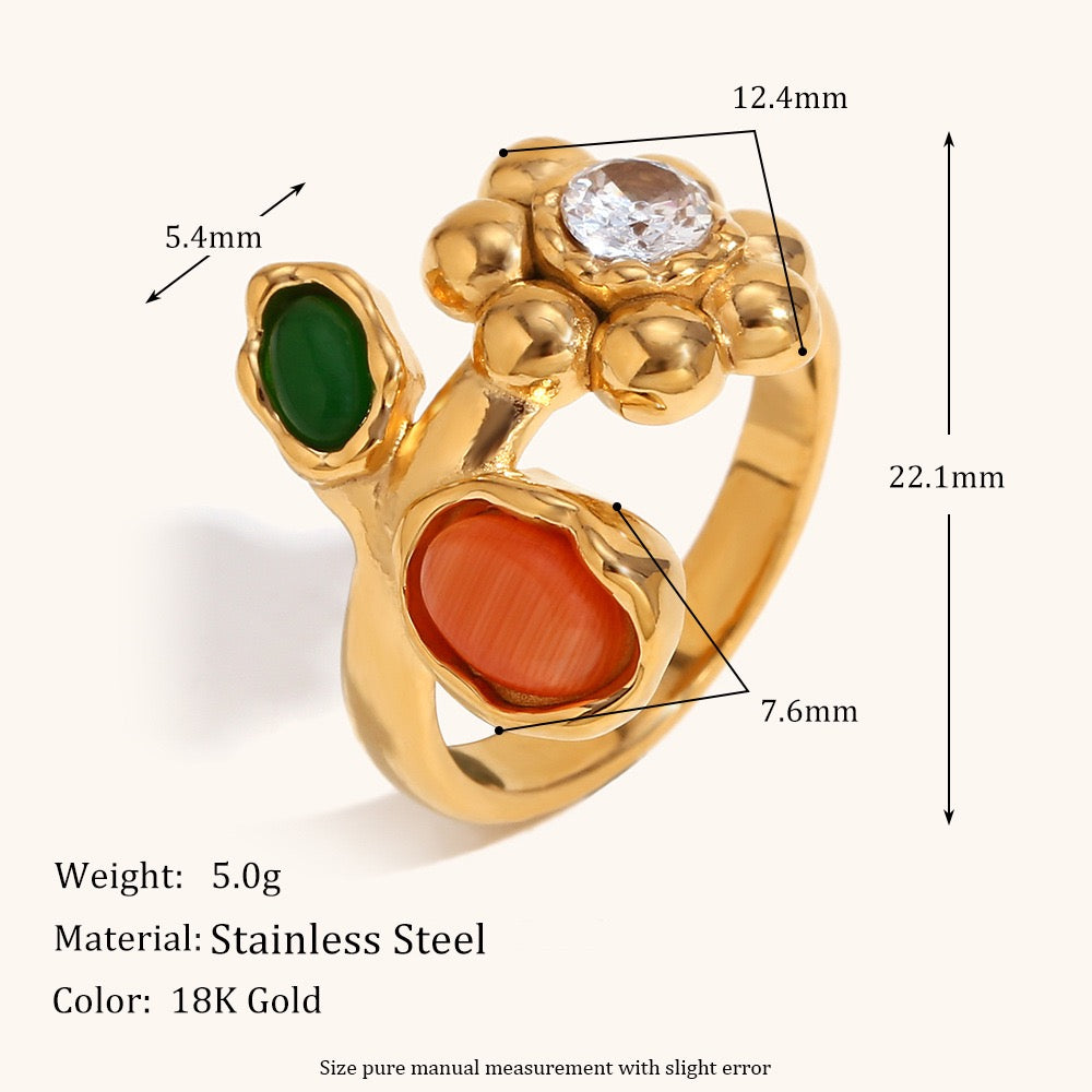 Rose collection rings