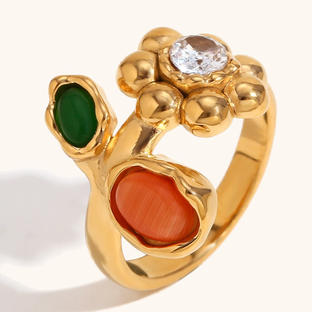 Rose collection rings