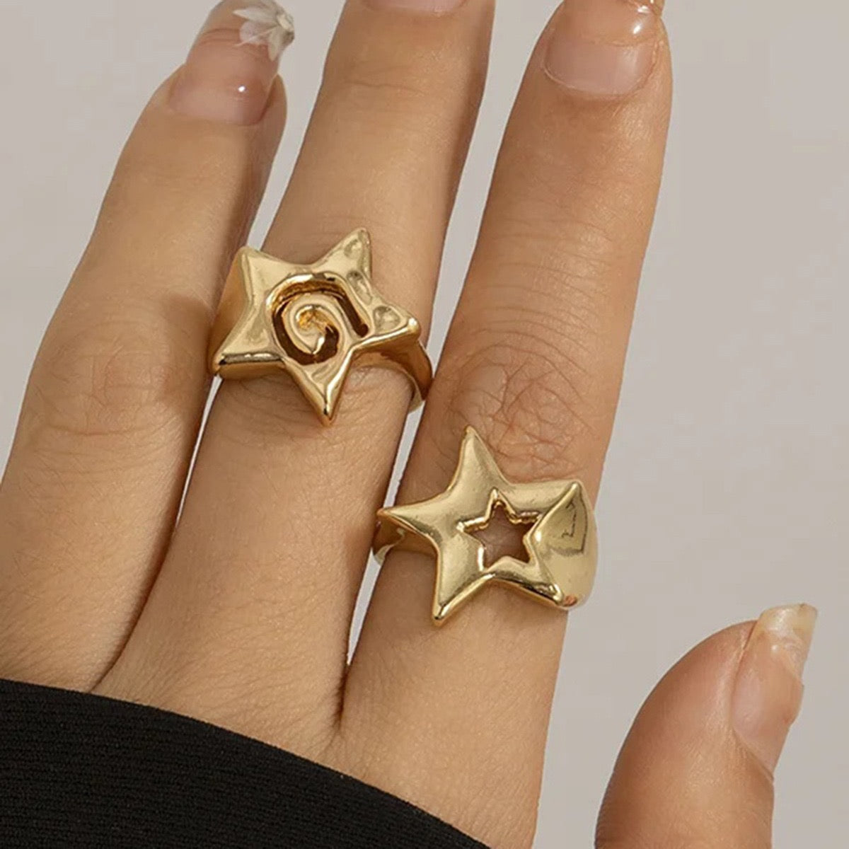 Starry rings