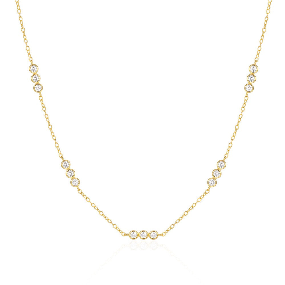 Sterling silver star necklace