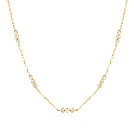 Sterling silver star necklace