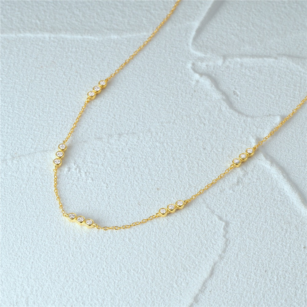 Sterling silver star necklace