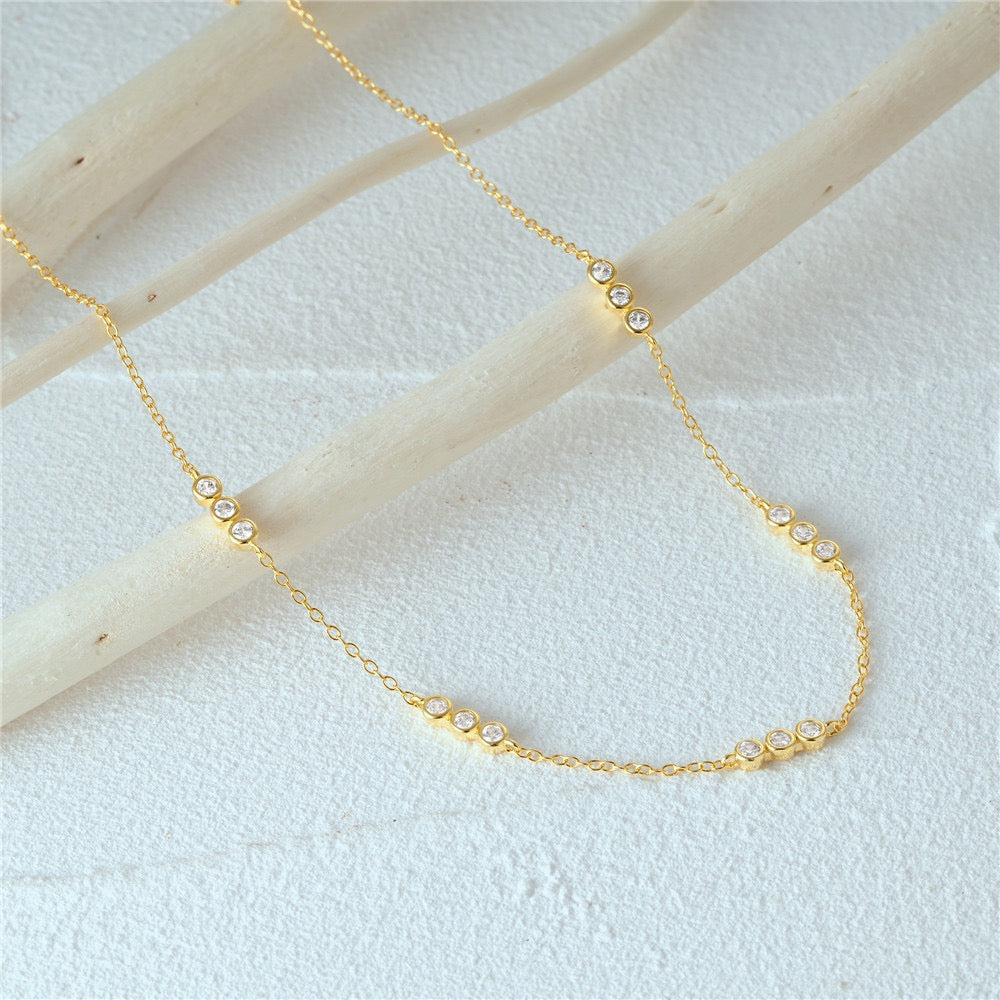 Sterling silver star necklace