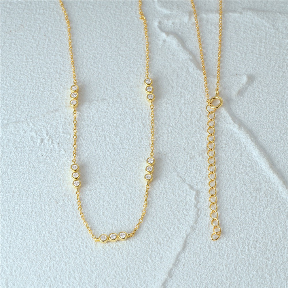 Sterling silver star necklace