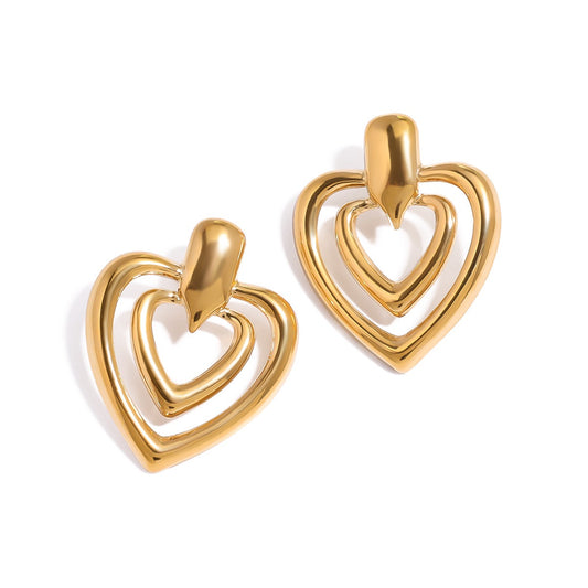 Corwell heart earrings
