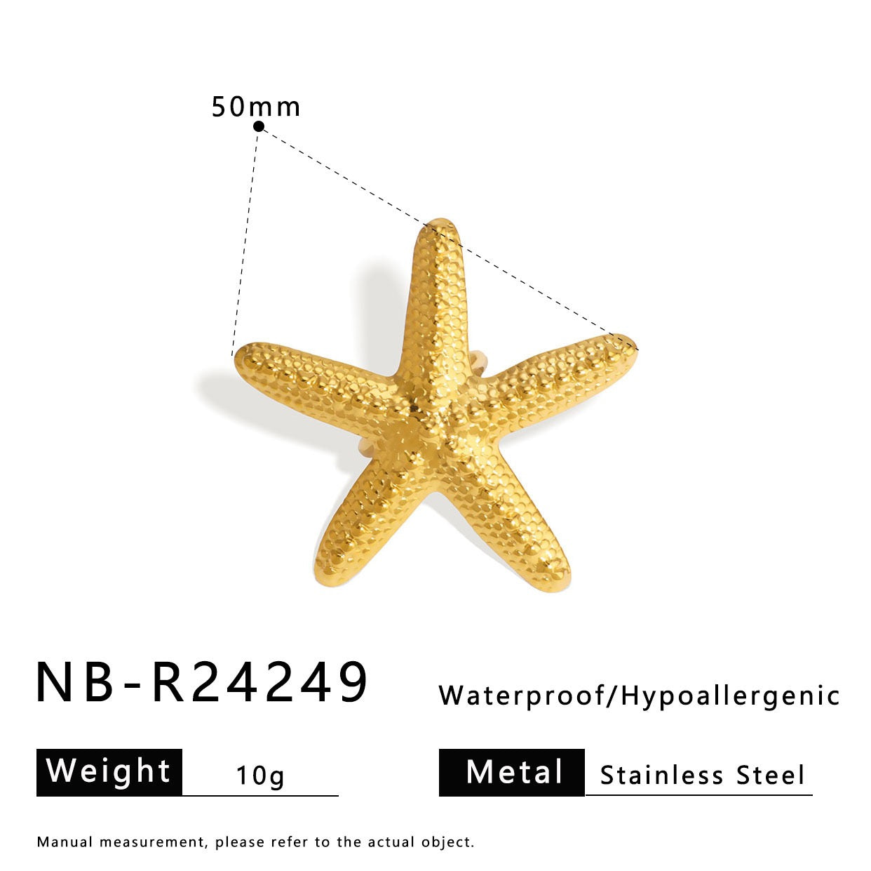 Alivia Big sea starfish set