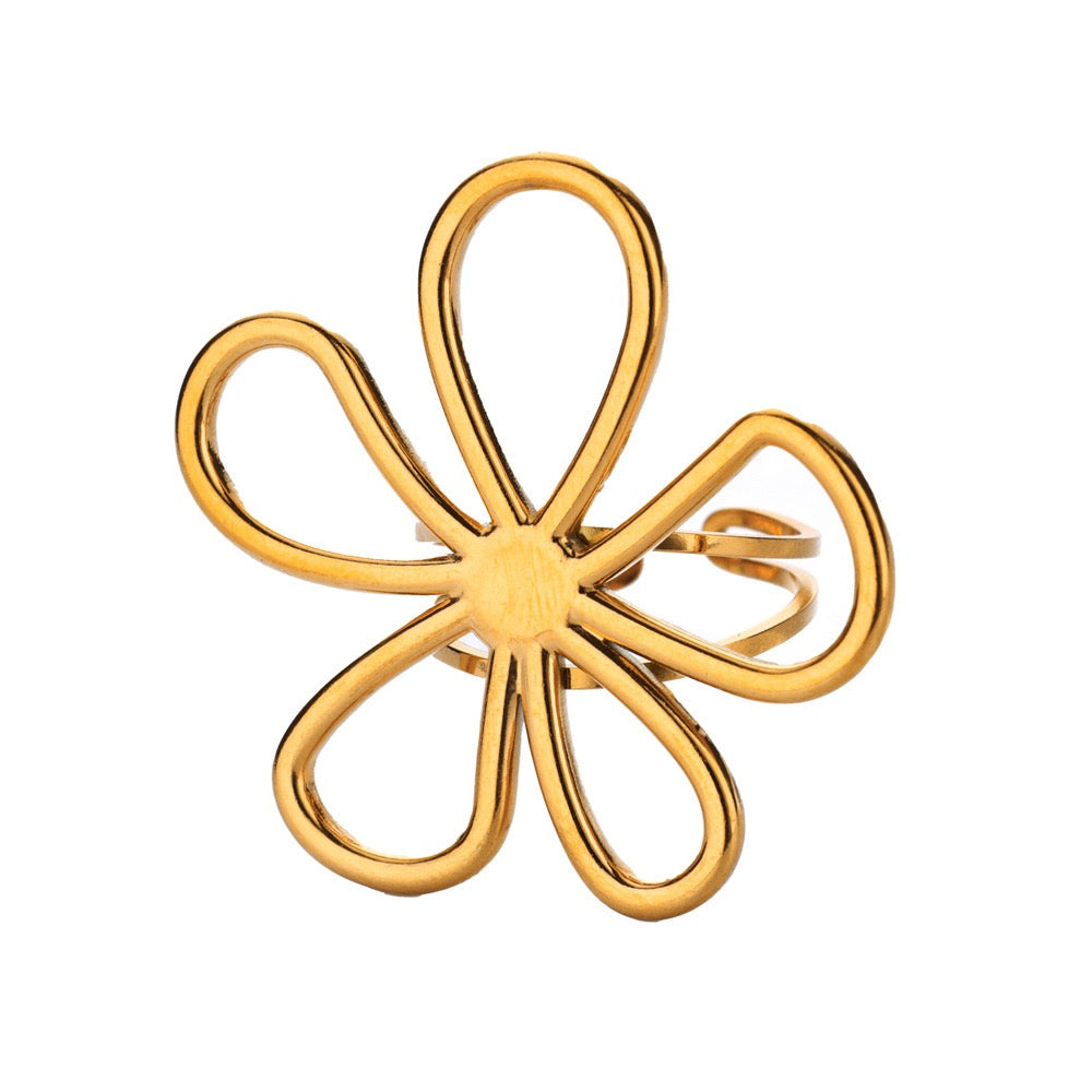 Roslyn big flower rings