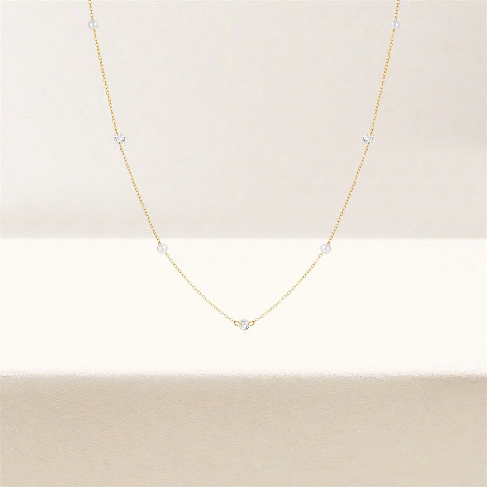Sterling silver Emma necklace