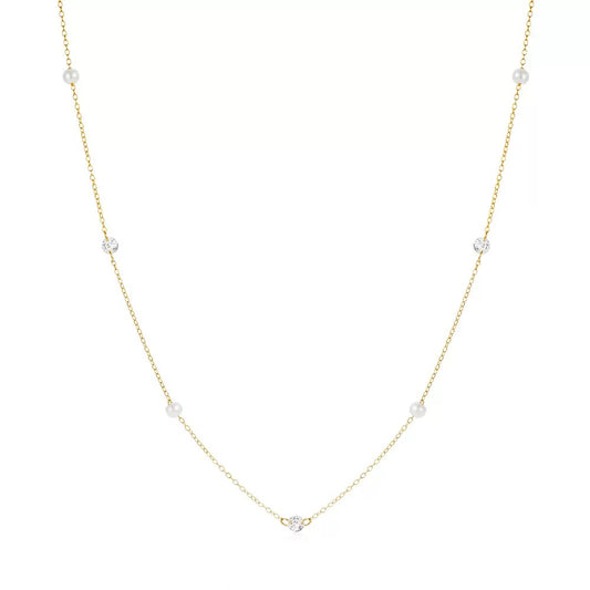 Sterling silver Emma necklace