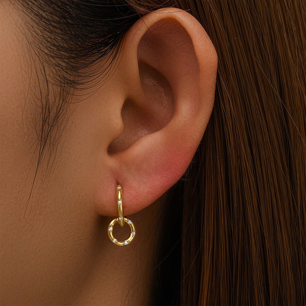 Westriah Dainty sterling silver earrings