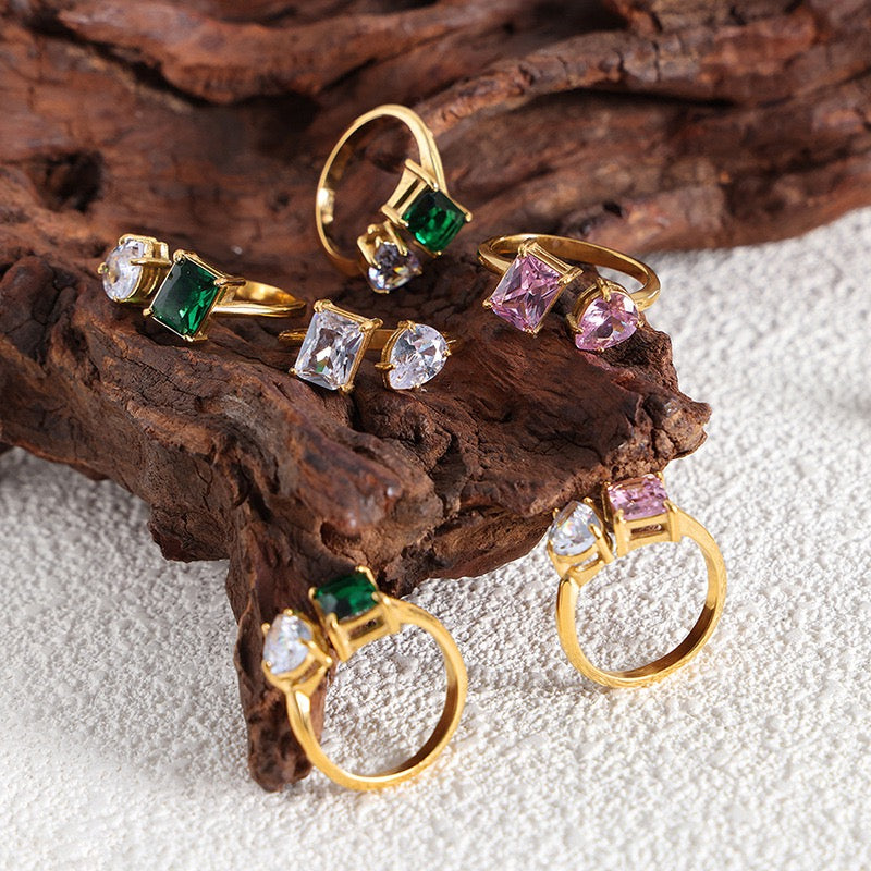Hailey rock rings