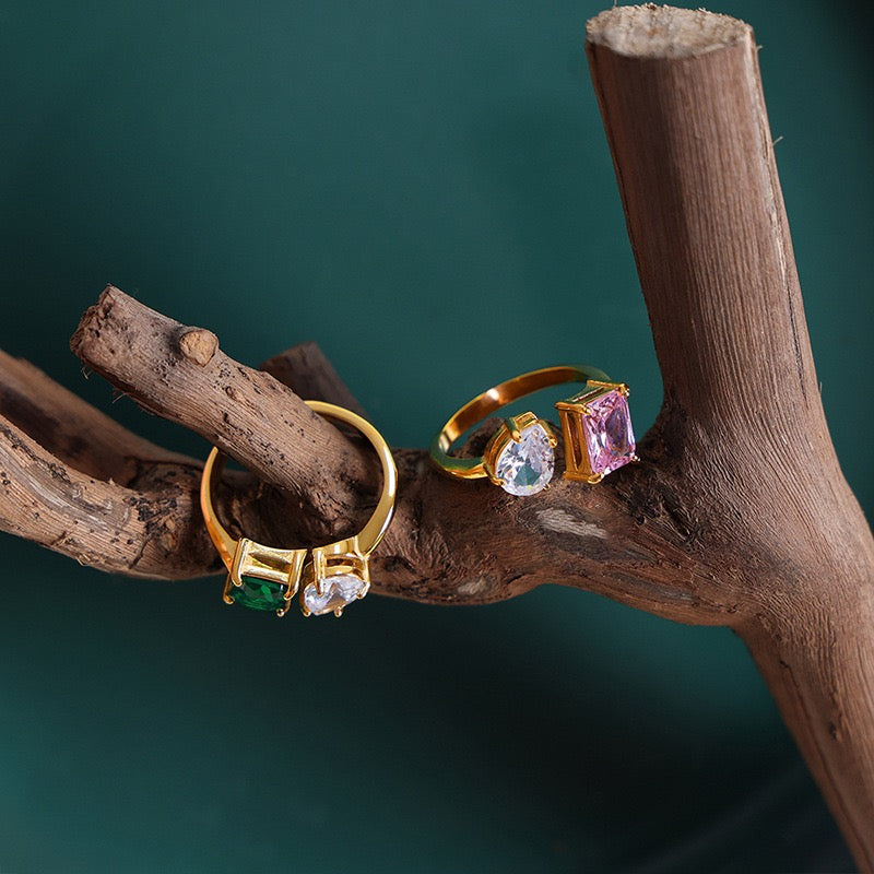 Hailey rock rings