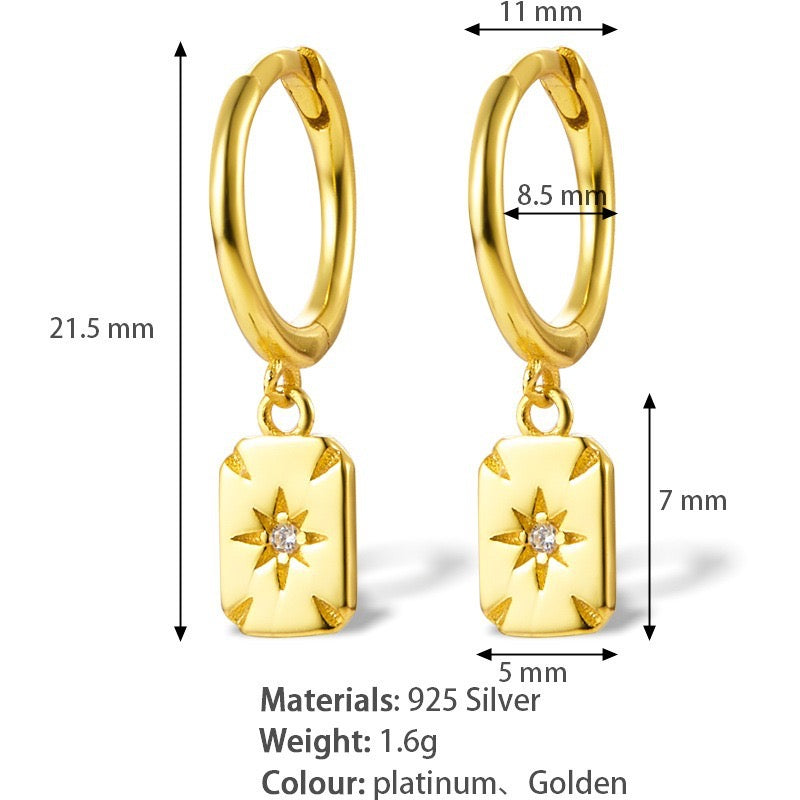 Zolie Dainty sterling silver earrings