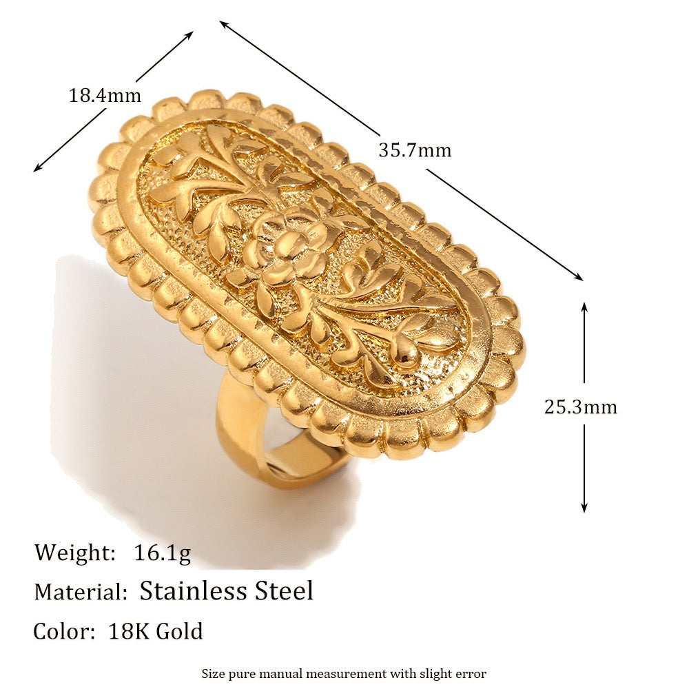 Tommy Rose metallic rings