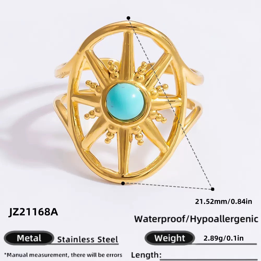 Jocelyn Burning sun rings