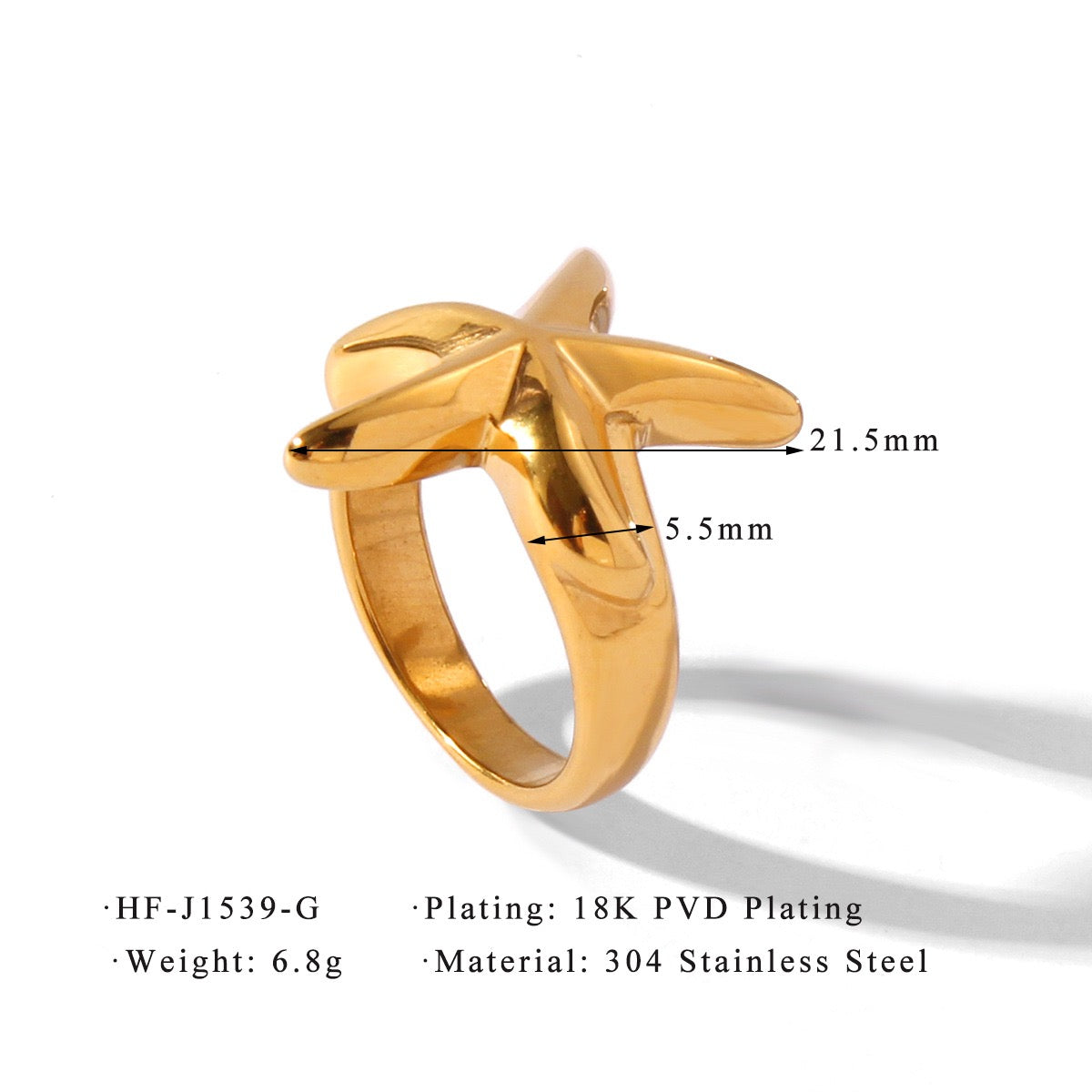 Fresiah Fat star rings