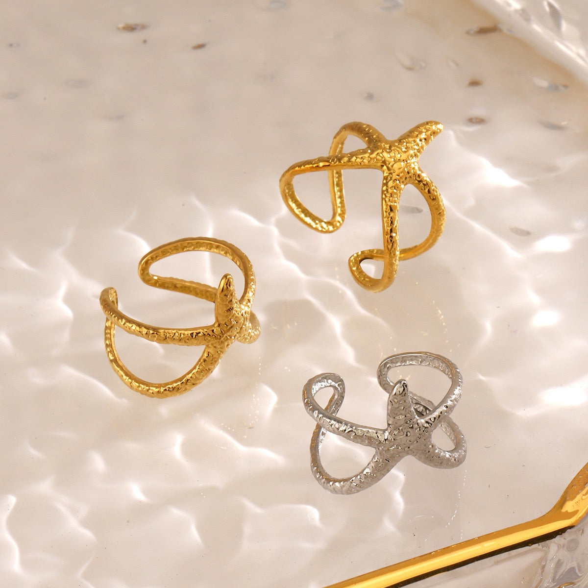 Barry Melting starfish rings