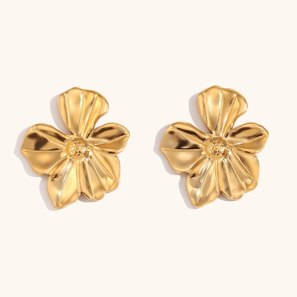 Flower earrings set